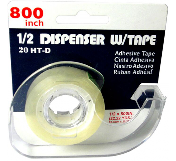 20HT-D - Stationery Office Supply Tape on Half Dispenser 