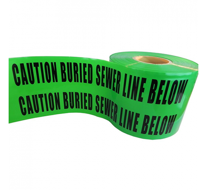 BRC-BSLB - Caution Buried Sewer Line Below Warning Tape (SPECIAL ORDER)