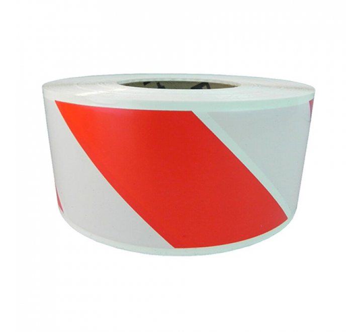 BRC-R&W - Red/White Striped Barricade Tape